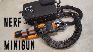 Nerf Rival Minigun 20 roundssec 2000 round capacity [upl. by Wyndham931]