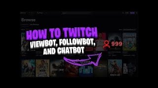 Twitch Follow Bot  Discord Server [upl. by Redvers]