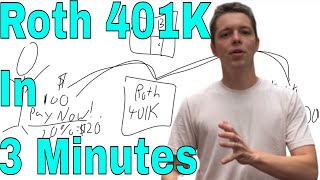 401k Explained in 3 Minutes  How a Roth 401k works [upl. by Dix290]