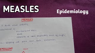 MEASLES EPIDEMIOLOGY  PSM  K PARK [upl. by Ttiwed571]