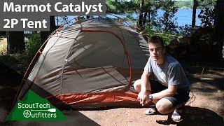 Marmot Catalyst 2P Tent Review  An Amazing Tent at a Great Price [upl. by Zeret]