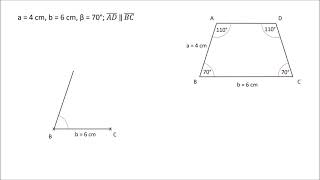 Gleichschenklige Trapeze konstruieren [upl. by Buzz]