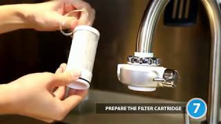 Waterdrop Faucet Water Filtration System  How to install [upl. by Ardnwahs]