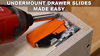 Easy to Make DIY Drawers amp Install Blum Undermount Drawer Slides [upl. by Fidellia]