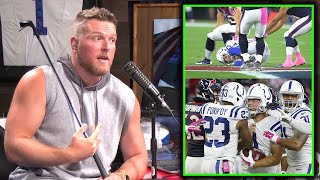 Pat McAfee Breaks Down His Onside Kick To Himself [upl. by Aruasi]