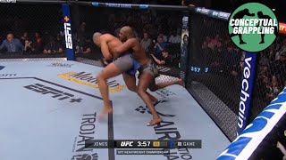 Jon Jones Taking Down Cyril Gane [upl. by Nadine526]