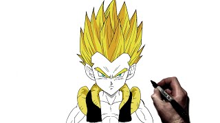 How To Draw Gotenks SSJ  Step By Step  Dragonball [upl. by Aiykan]