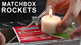 How To Make a Matchbox Rocket Launching Kit [upl. by Ainotahs]