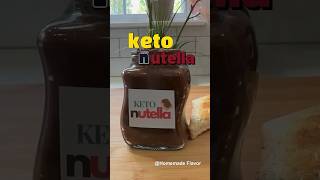 Nutella Keto Casera en 5 Minutos ¡Sin Azúcar y Deliciosa [upl. by Juback]