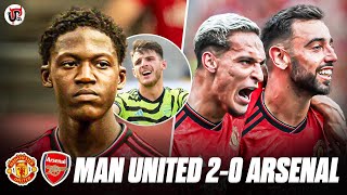 MAN UTD 20 ARSENAL  Mainoo  REAL DEAL Sancho Superb  Martinez FIGHTERTen Hags Cooking 🔥 [upl. by Pelagias]