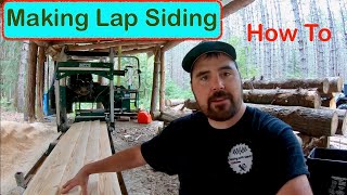 Making Lap Siding with Woodland Mills Lap Siding Attachment [upl. by Roche]