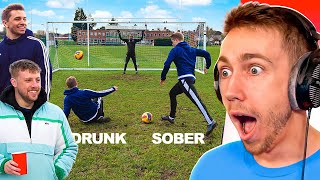 Miniminter Reacts To 100 Shots Drunk vs 100 Shots Sober [upl. by Mellicent760]