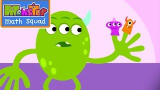 Cartoons for Kids  Monster Math Squad  FULL EPISODE COMPILATION  Picky Eater’s Picnic [upl. by Ineslta685]