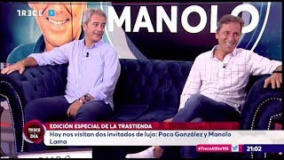 Entrevista a Manolo Lama y Paco González en ”La Trastienda de TRECE al día” [upl. by Attenborough]