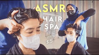 ASMR Creambath  5 Relaxing Indonesian AllinOne Hair Spa amp Body Massage [upl. by Oos]