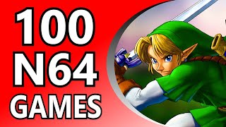 Top 100 N64 Games Alphabetical Order [upl. by Euqnimod]