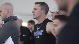 Brett Rypien at BSUs Pro Day [upl. by Llertnac938]