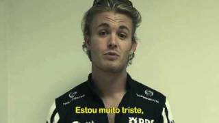 Nico Rosberg lost his helmet in Brazil [upl. by Krueger]