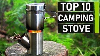 Top 10 Best Wood Burning Stove for Camping amp Backpacking [upl. by Aitahs]