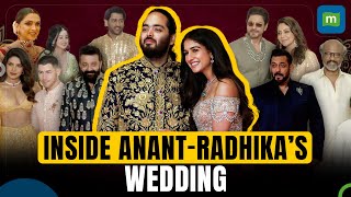 AnantRadhika Wedding  Star Studded Ambani Wedding [upl. by Aniaz]