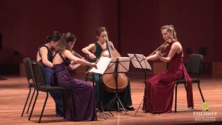 Bartók String Quartet No 4 Movement II Prestissimo con sordino [upl. by Anawd141]