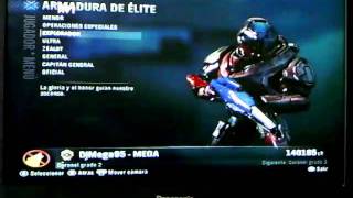 Todas las Armaduras Elite  Halo Reach [upl. by Angus]