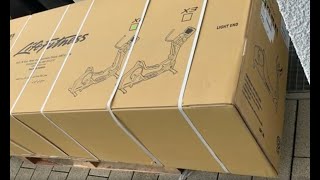 LifeFitness X1 Crosstrainer Unboxing amp Assembly [upl. by Okoyik639]