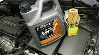 How to change oil and filter  Opel Insignia [upl. by Pressman515]