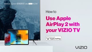 VIZIO SupportSmartCast™  How to use Apple AirPlay 2 [upl. by Osicnarf145]