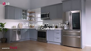 LG New 4Door French Door InstaView with Craft Ice [upl. by Dusty]