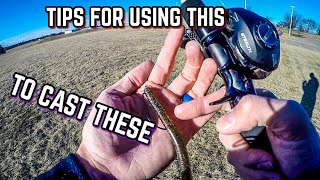 Cast Light Lures with a BAITCASTER Tips amp Casting Demonstration 2018 [upl. by Sorilda844]