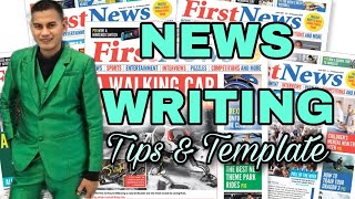 NEWS WRITING Tips and Template Campus Journalism [upl. by Ymassej]