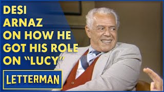 Desi Arnaz Talks About How He Got His Role On quotI Love Lucyquot  Letterman [upl. by Averell]