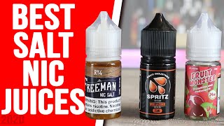 TOP 10 BEST SALT NIC JUICES FOR 2020  50 NIC SALT JUICES TESTED [upl. by Iasi]