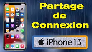 Comment faire un partage de connexion iPhone 13 [upl. by Prowel]