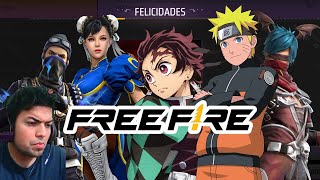 TODAS LAS COLABORACIONES QUE HA HECHO FREE FIRE DESDE QUE EMPEZO EL JUEGO [upl. by Aikimat]