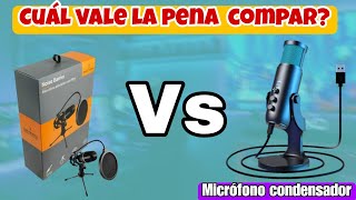 Unboxing Microfono Perfect Choice Noise barrier vs Microfono de condensador chino Gamer [upl. by Naujad]