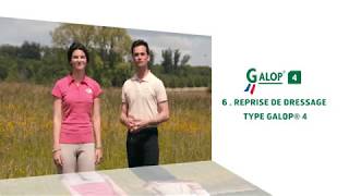 Objectif Galop® 4  Reprise de dressage type Galop® 4 [upl. by Nawor]