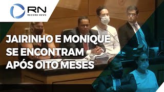 Caso Henry Borel Jairinho e Monique se encontram pela 1ª vez após prisão [upl. by Yemorej]