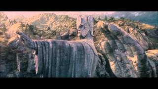 The Lord of the Rings The Fellowship of the Ring  Argonath Scene [upl. by Waers]