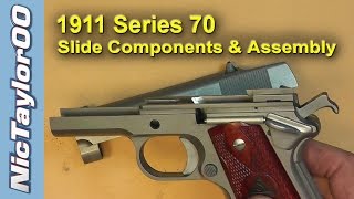 1911 Series 70 Slide Disassembly [upl. by Zohar859]