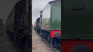 ‘Witherslack Hall’ locomotive number 6990 trains steamtrain heritagerailway [upl. by Ettenel]