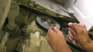 hyundai getz alternator belt replacement [upl. by Kristine]