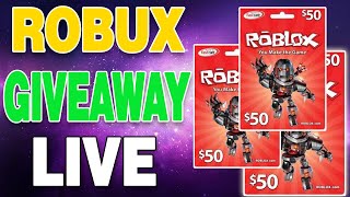 FREE ROBLOX GIFT CARD CODES GIVEAWAY  ROBUX CODES GIVEAWAY LIVE [upl. by Armalla949]