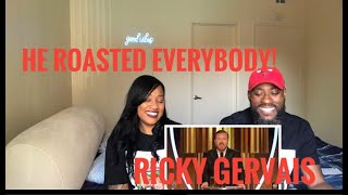 HE ROASTED EVERYBODY RICK GERVAIS MONOLOGUE 2020 REACTION [upl. by Ahseiym158]