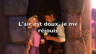 Je veux y croire VFQ  Raiponce Lyrics version complète [upl. by Ainedrag577]