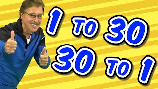 1 to 30 and 30 to 1  Jack Hartmann Count to 30  Counting Song [upl. by Helban860]