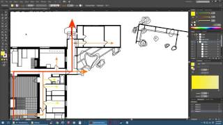 Adobe Illustrator Floor Plan Diagrams Tutorial [upl. by Yecnuahc]