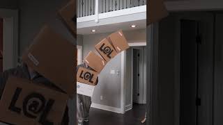 The Falling Boxes Prank 😂 [upl. by Kcyrred869]