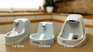 Drinkwell® Pet Fountains  Mini Original and Platinum [upl. by Lener]